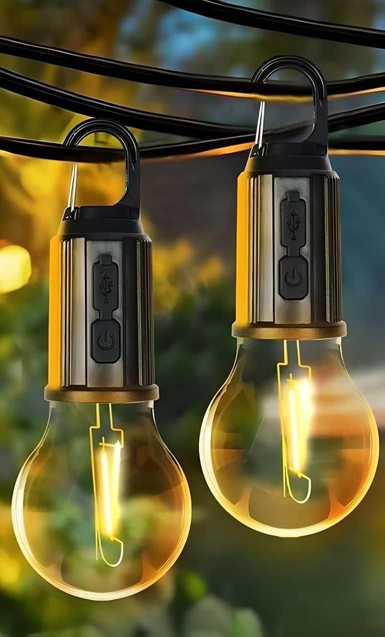 Decorative Hanging Bulb with 3 Modes Pack of 2