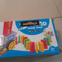 Domino Train Toy – Auto Domino Laying with Lights & Sound