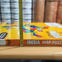 Jigsaw Puzzle Indian Map with State Capitals and Flag Educational Learning  for Kids
