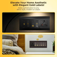 Gold Switch Board Stickers – Label Every Switch Fast
