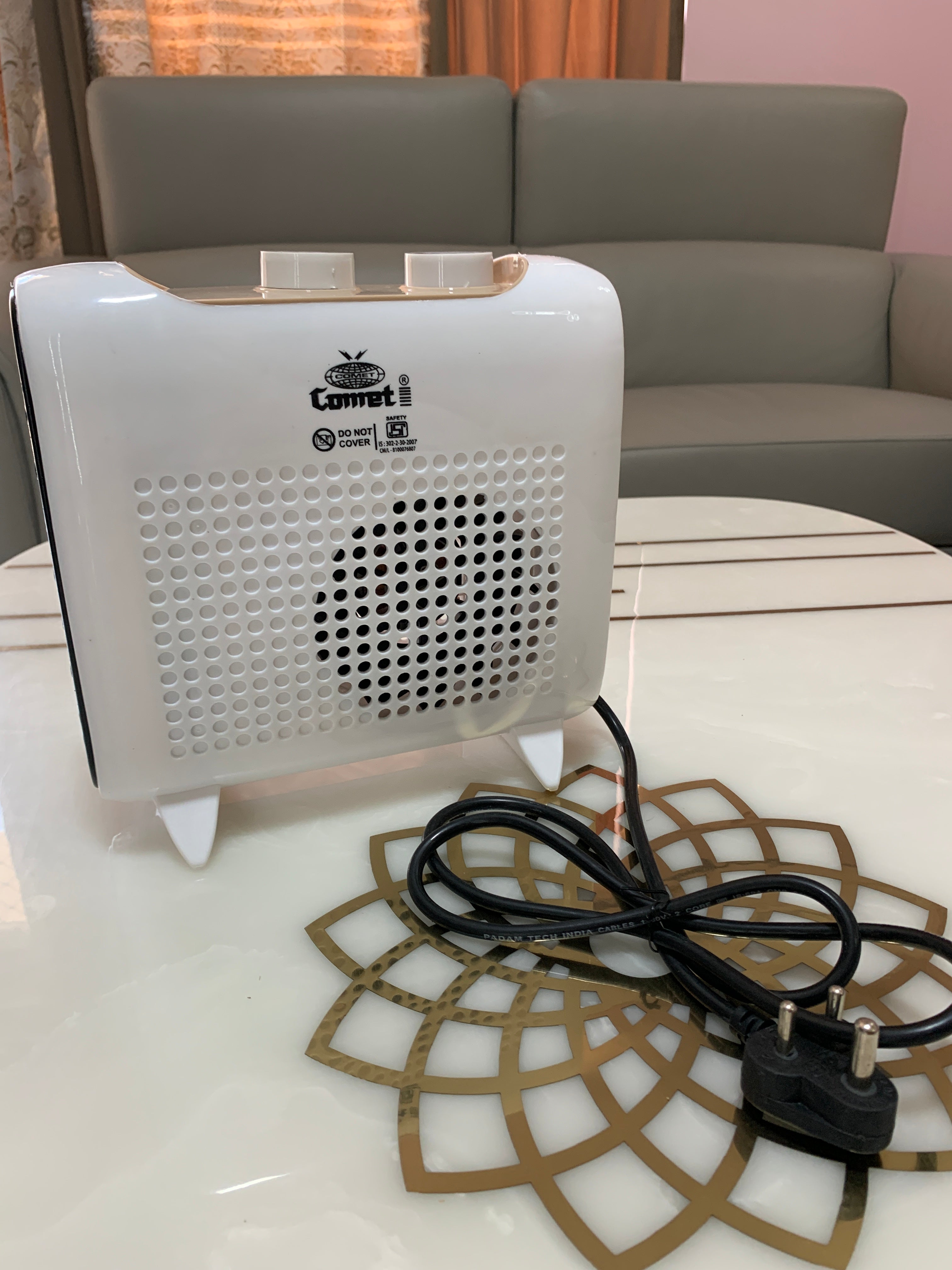 Comet Cozy Portable Fan Room Heater (2000W)– Racer2.0 Top Model