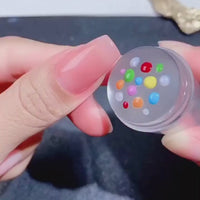 Silicone Nail Stamper - Precision Nail Art Tool for Perfect Designs