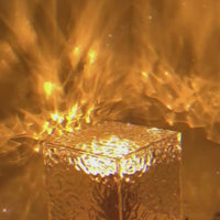 Rotating Water Ripple Night Light Aura Lamp